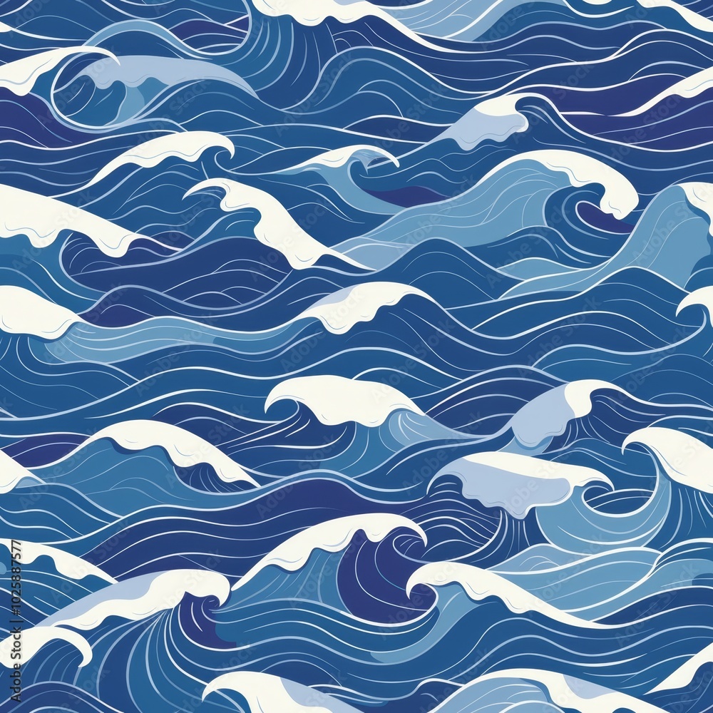 ocean waves pattern. ai generated ocean waves pattern. ai generated