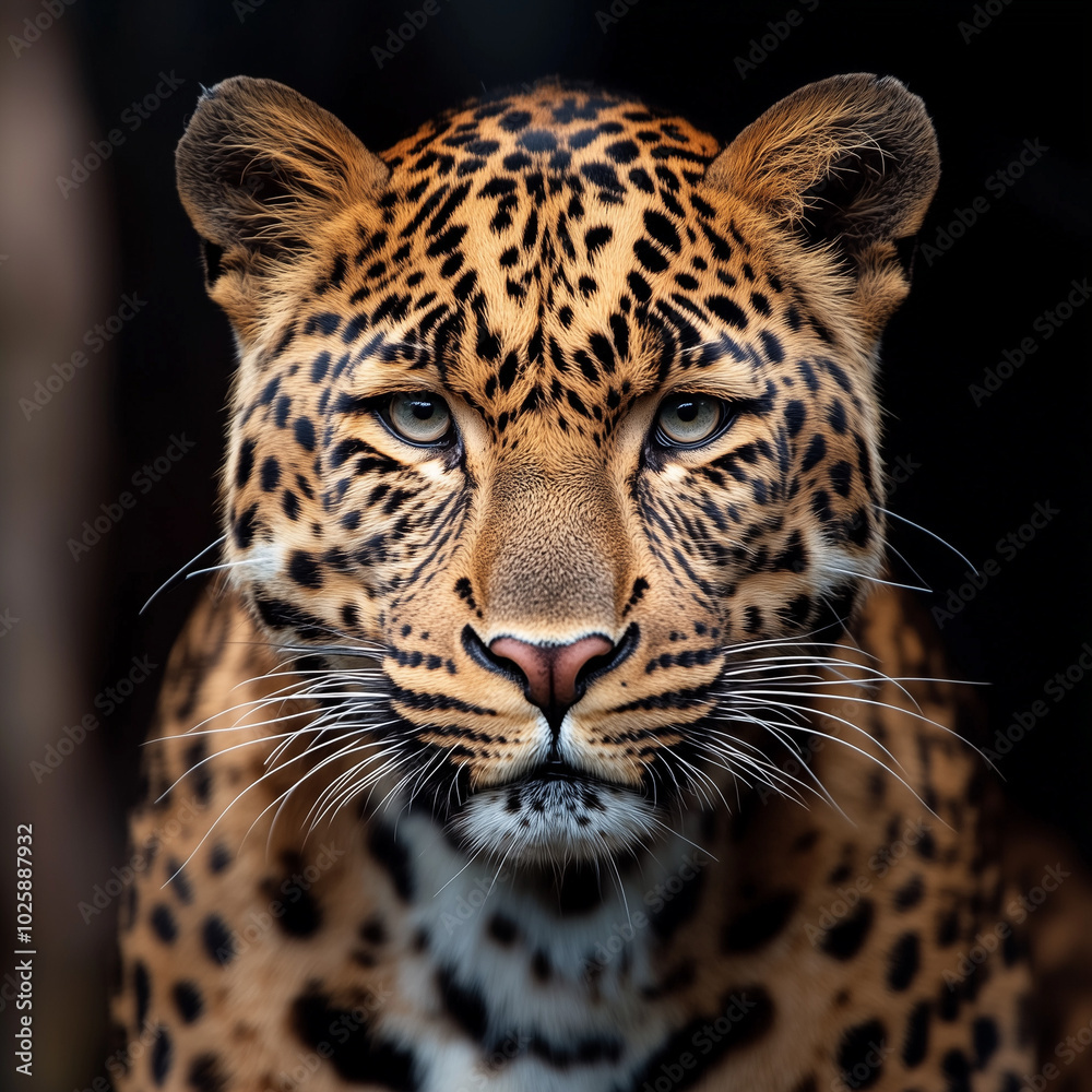 portrait of a leopard portrait of a leopard