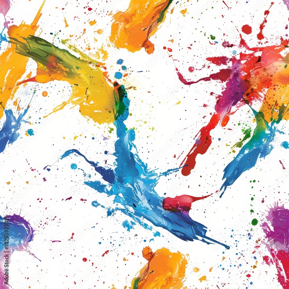 paint splatter pattern. ai generated paint splatter pattern. ai generated