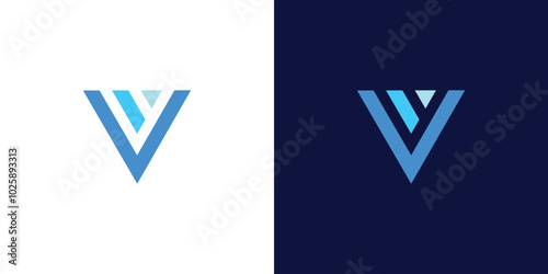 V logo