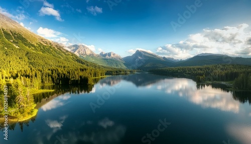 The experience of being by the lake is rejuvenating.