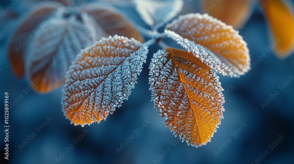 hoarfrost on the leaves, hoarfrost on beech leafs, frosty time, fagus sylvatica hoarfrost on the leaves, hoarfrost on beech leafs, frosty time, fagus sylvatica