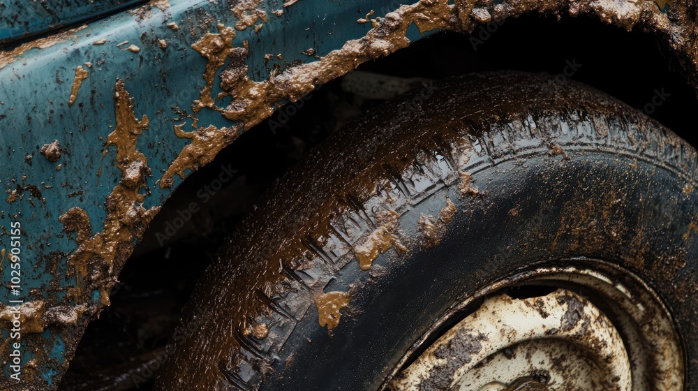 Muddy Tire