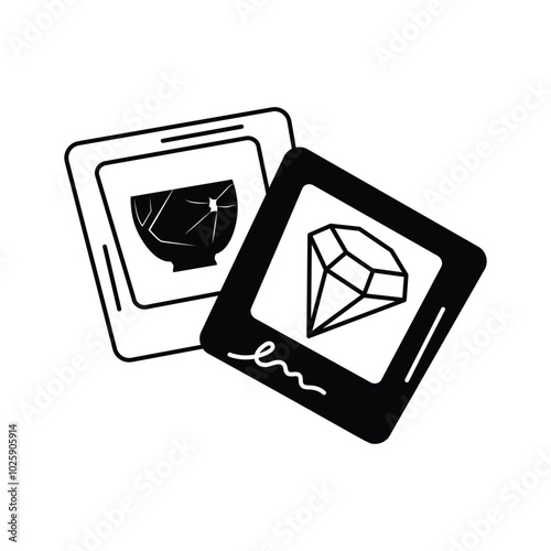 An amazing icon of museum photos in modern style