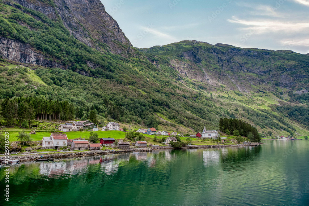 Gudvangen is a village in Aurland Municipality in Vestland county, Norway. Gudvangen is a village in Aurland Municipality in Vestland county, Norway.