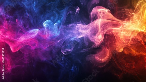 Abstract Smoke Art