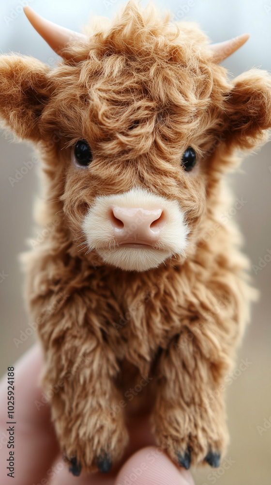 cow in a hand cow in a hand