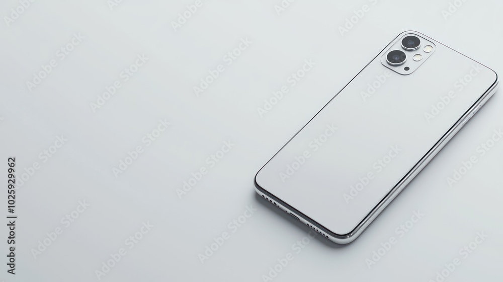 Sleek Smartphone Back and Side Details in Soft Lighting on Tech ...
