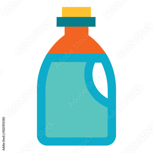 Detergent bottle vector illustration isolated on a white background