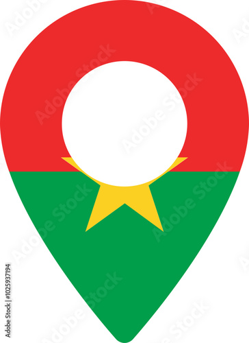 BURKINA FASO Flag In Pin Free Download BURKINA FASO Flag In Pin - GFXLoad