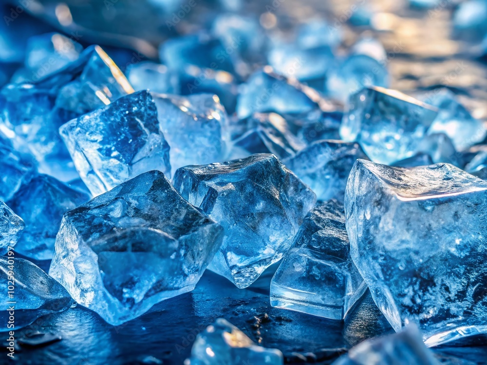 Crushed Ice Texture Background in Blue Tones for Cool and Refreshing Designs Crushed Ice Texture Background in Blue Tones for Cool and Refreshing Designs