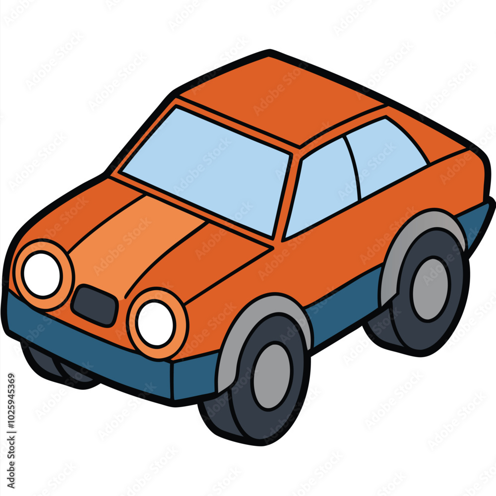 car Flat vector illustration on a white background car Flat vector illustration on a white background