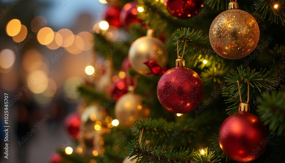 Christmas Tree Ornaments and Lights Christmas Tree Ornaments and Lights