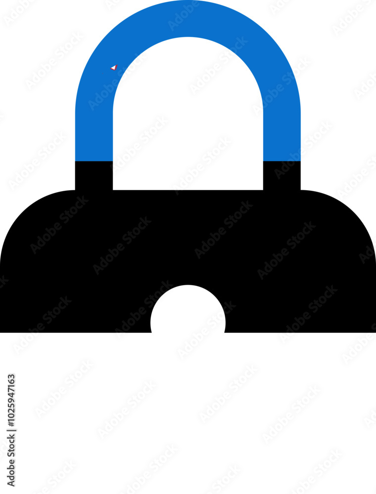 Estonia flag on Lock icon Estonia flag on Lock icon