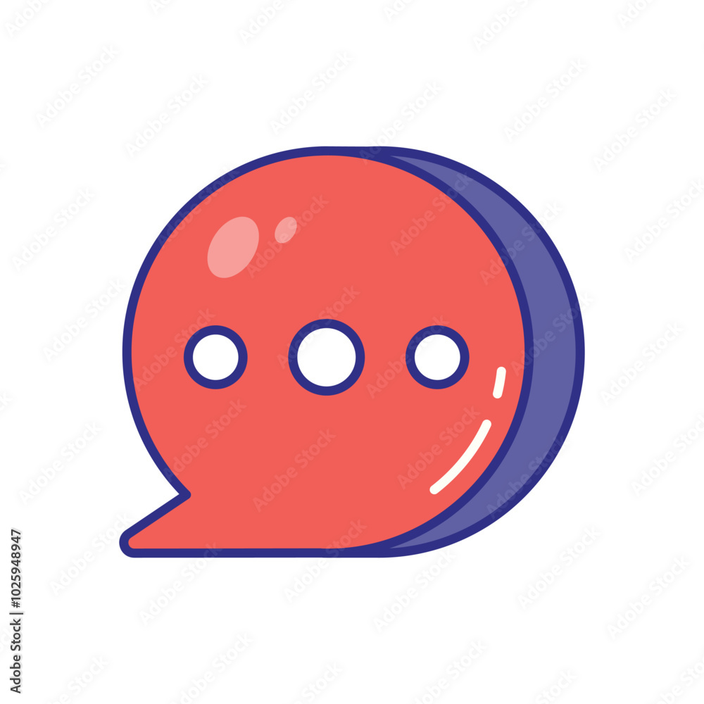 Fototapeta premium Message vector icons stock illustration