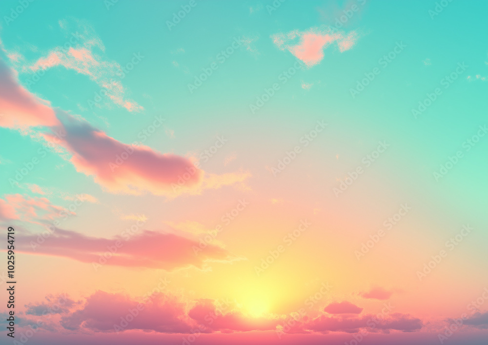 A soft pastel sky at sunset with hues of orange and pink blending into the blue sky above. The sky is adorned with delicate clouds that create an enchanting backdrop for various applications. A soft pastel sky at sunset with hues of orange and pink blending into the blue sky above. The sky is adorned with delicate clouds that create an enchanting backdrop for various applications.