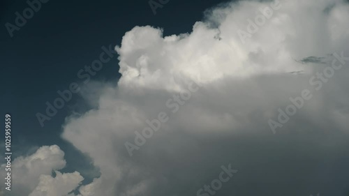 4K.60fps.Fantastic colorful dramatic sky with clouds.Perfect for cinema.