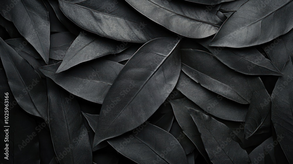 Dark Leaves Texture Dark Leaves Texture