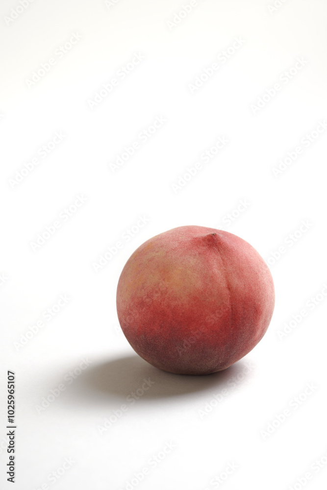 Beautiful peach isolated on white background Beautiful peach isolated on white background