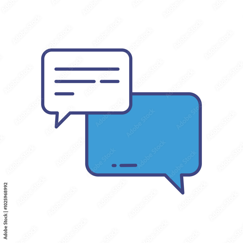 Chat vector icons stock illustration Chat vector icons stock illustration