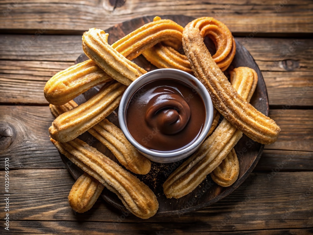 Indulgent Hot Chocolate Sauce with Crispy Churros for a Decadent Dessert Experience Indulgent Hot Chocolate Sauce with Crispy Churros for a Decadent Dessert Experience