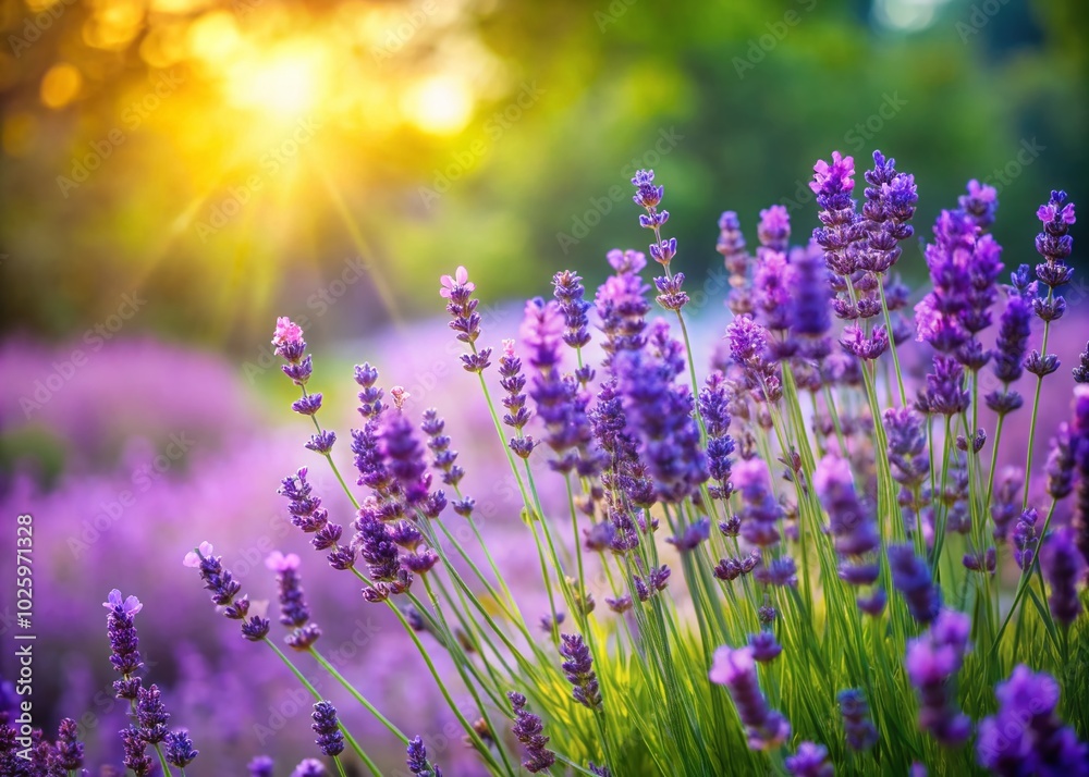 Obraz premium Lavanda en Flor: Belleza Natural y Aromática para Decoración y Bienestar