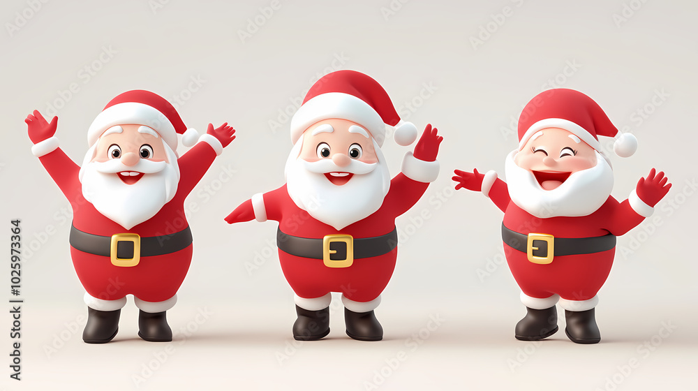 santa claus with gifts isolated on white santa claus with gifts isolated on white