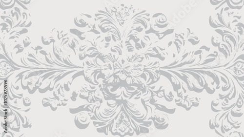 Wallpaper Mural Vector damask seamless pattern element. Elegant luxury texture for wallpapers, backgrounds and page fill. [ת??].eps Torontodigital.ca