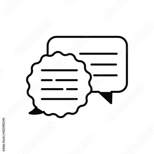 Commuication vector icons stock illustration