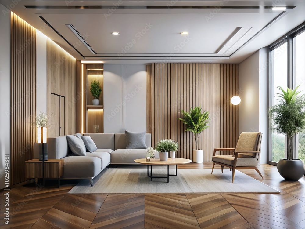 Fototapeta premium Modern Minimalist Baseboard Styles for Contemporary Interiors