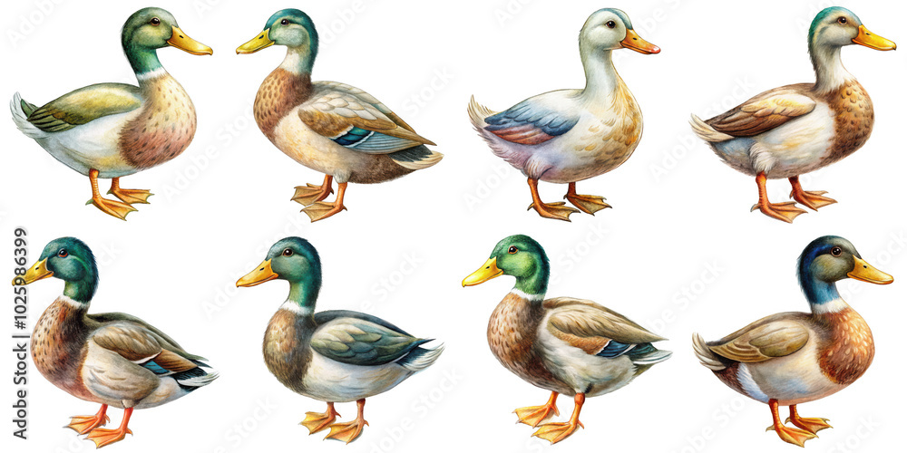 Hand Drawn illustration set of duck . isolate on a white background. PNG
Hand Drawn illustration set of duck . isolate on a white background. PNG