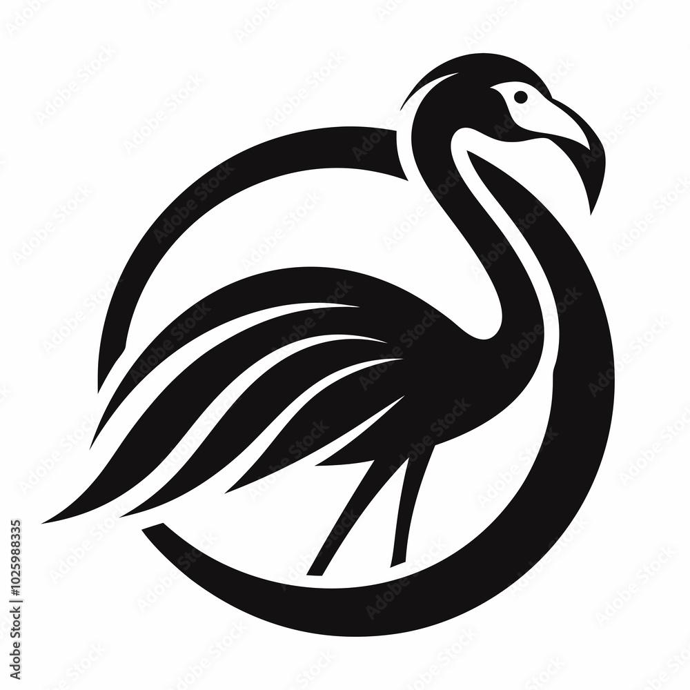 Naklejka premium FLAMINGO 