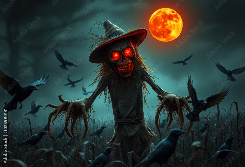 Fototapeta premium The Scarecrow's Revenge
