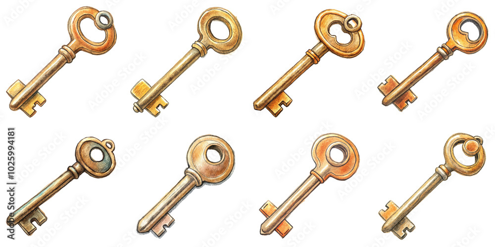 Hand Drawn illustration set of key . isolate on a white background. PNG
Hand Drawn illustration set of key . isolate on a white background. PNG