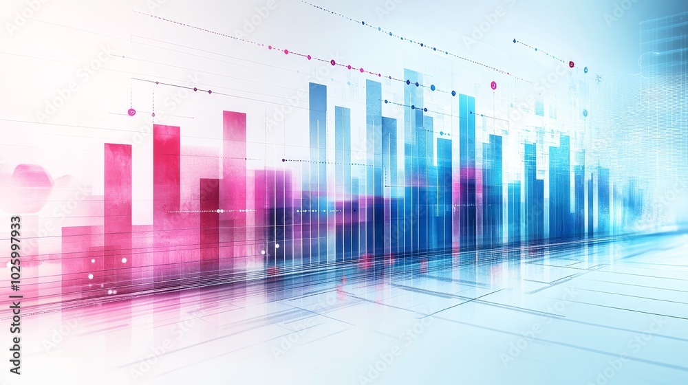 Stylized Watercolor Illustration of Gantt Chart Stylized Watercolor Illustration of Gantt Chart
