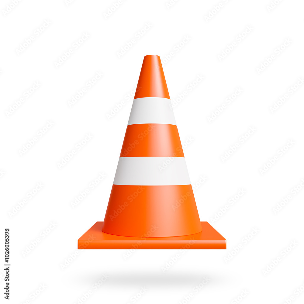 Traffic Cones, Safety Equipment, Orange and White Cones isolated on white Background, Symbolizing Road Safety and Construction for Creative Projectsม 3d render Traffic Cones, Safety Equipment, Orange and White Cones isolated on white Background, Symbolizing Road Safety and Construction for Creative Projectsม 3d render