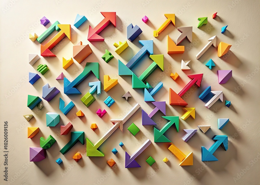 3D Isometric Arrows Pictograms Vector Set for Creative Design and Marketing Needs 3D Isometric Arrows Pictograms Vector Set for Creative Design and Marketing Needs