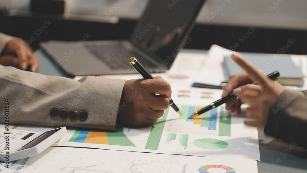 Accountant or banker making calculations Bookkeeper Clerk, Bank Advisor And Auditor. Accounting concept. Accountant or banker making calculations Bookkeeper Clerk, Bank Advisor And Auditor. Accounting concept.