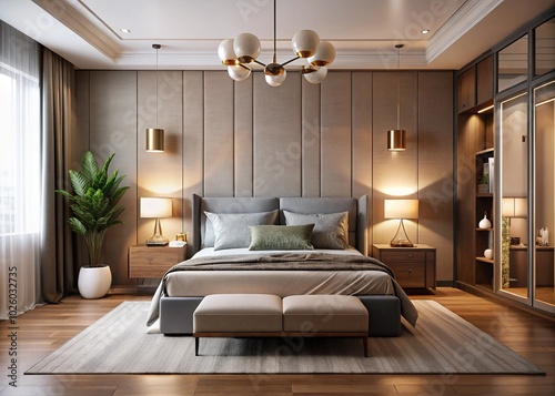 Modern Stylish Bedroom Silhouette Design for Elegant Home Decor Inspiration