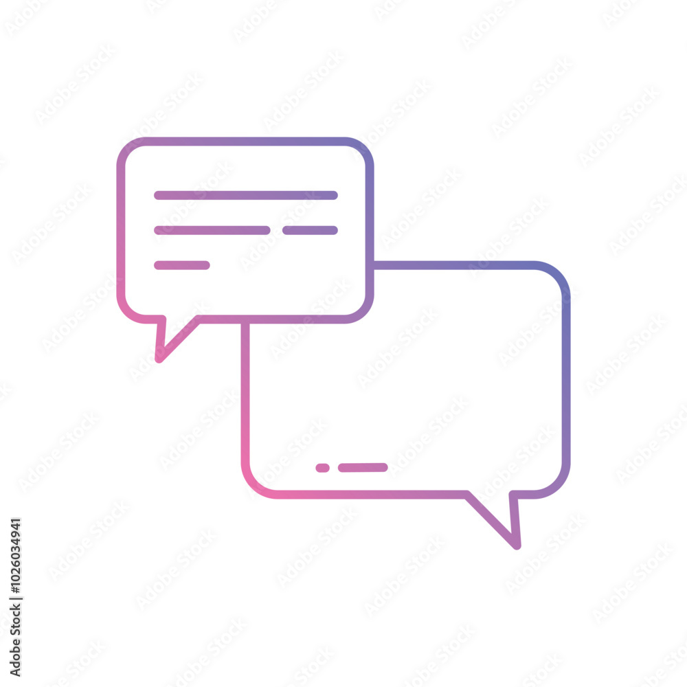 Chat vector icons stock illustration Chat vector icons stock illustration