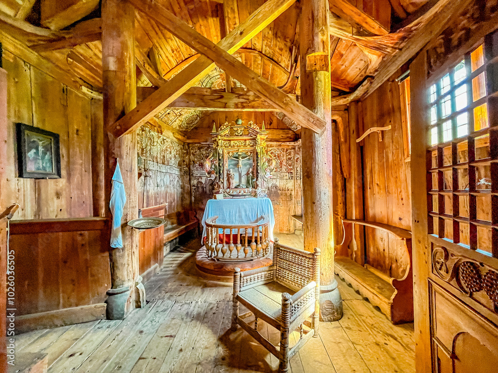 Die älteste Stabkirche in Norwegen - Urnes