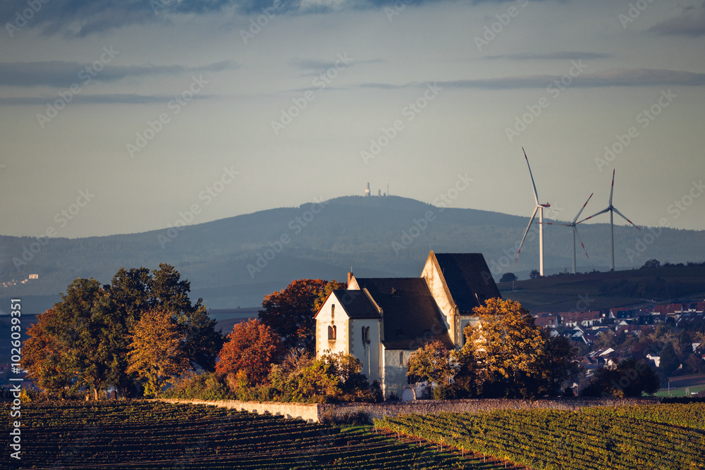 Bergkirche Udenheim, Oktober 2024