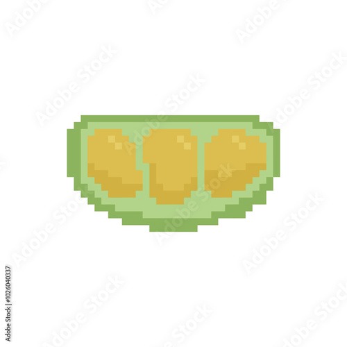 big durian fruit pixel art