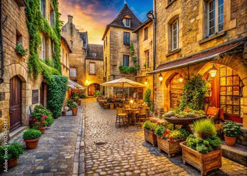 Vintage Style Photography of Sarlat, Dordogne: A Timeless French Experience