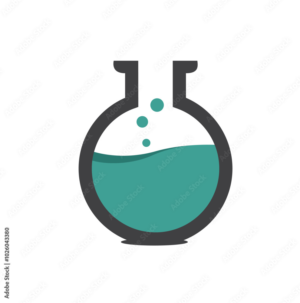 Chemistry lab logo vector symbol design illustration Chemistry lab logo vector symbol design illustration