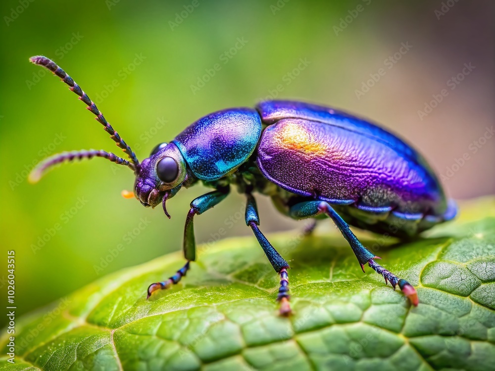 Violet Ground Beetle in Focus: Tilt-Shift Macro Photography for Nature Enthusiasts Violet Ground Beetle in Focus: Tilt-Shift Macro Photography for Nature Enthusiasts