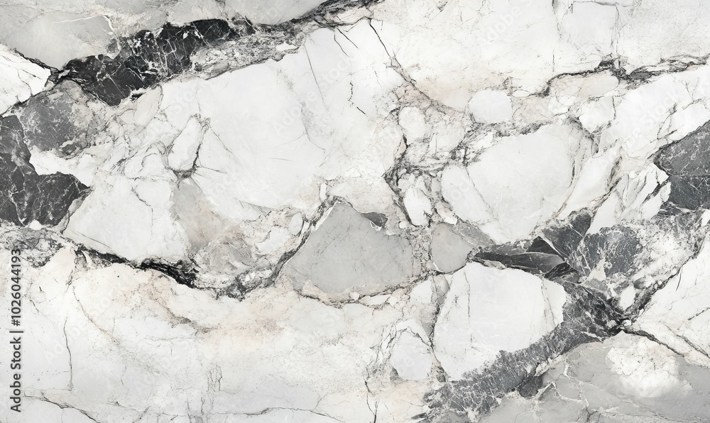 Fototapeta premium White and grey marble texture.