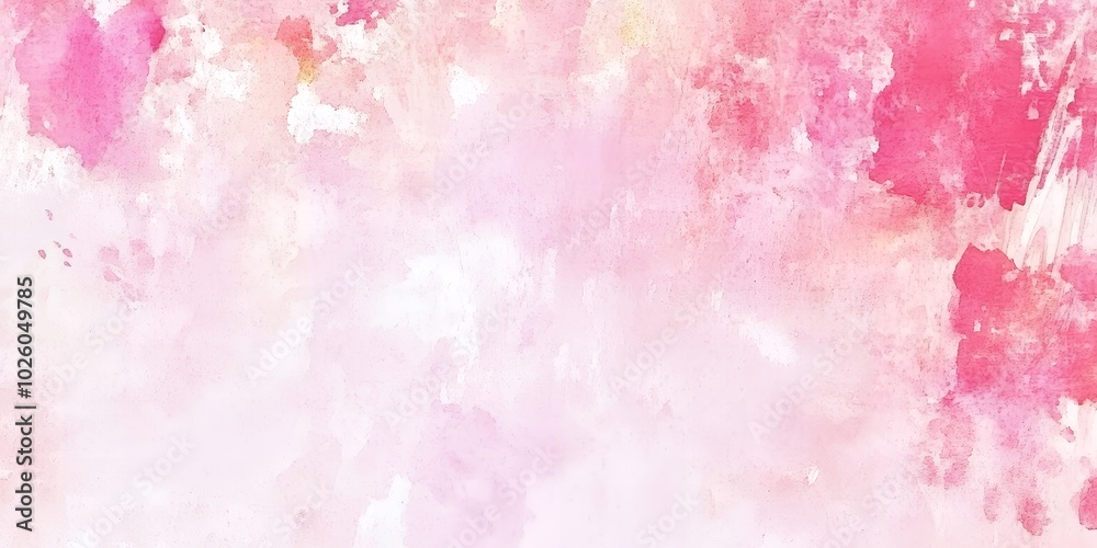 Abstract watercolor background in shades of pink and white. Abstract watercolor background in shades of pink and white.