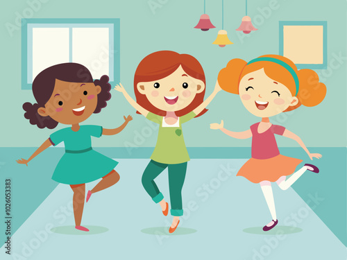girls dancing