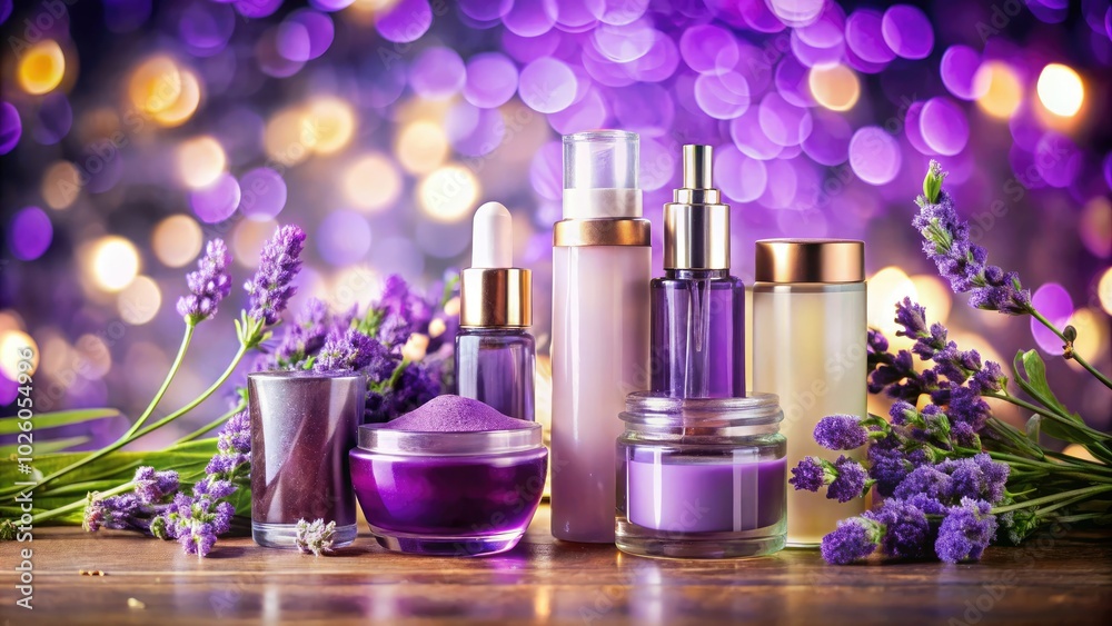 Explore our refined lavender cosmetics display, showcasing skincare and beauty products crafted from natural ingredients, tailored for those who cherish purity and elegance. Explore our refined lavender cosmetics display, showcasing skincare and beauty products crafted from natural ingredients, tailored for those who cherish purity and elegance.